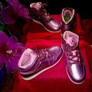 Woman Metallic Jordan’s